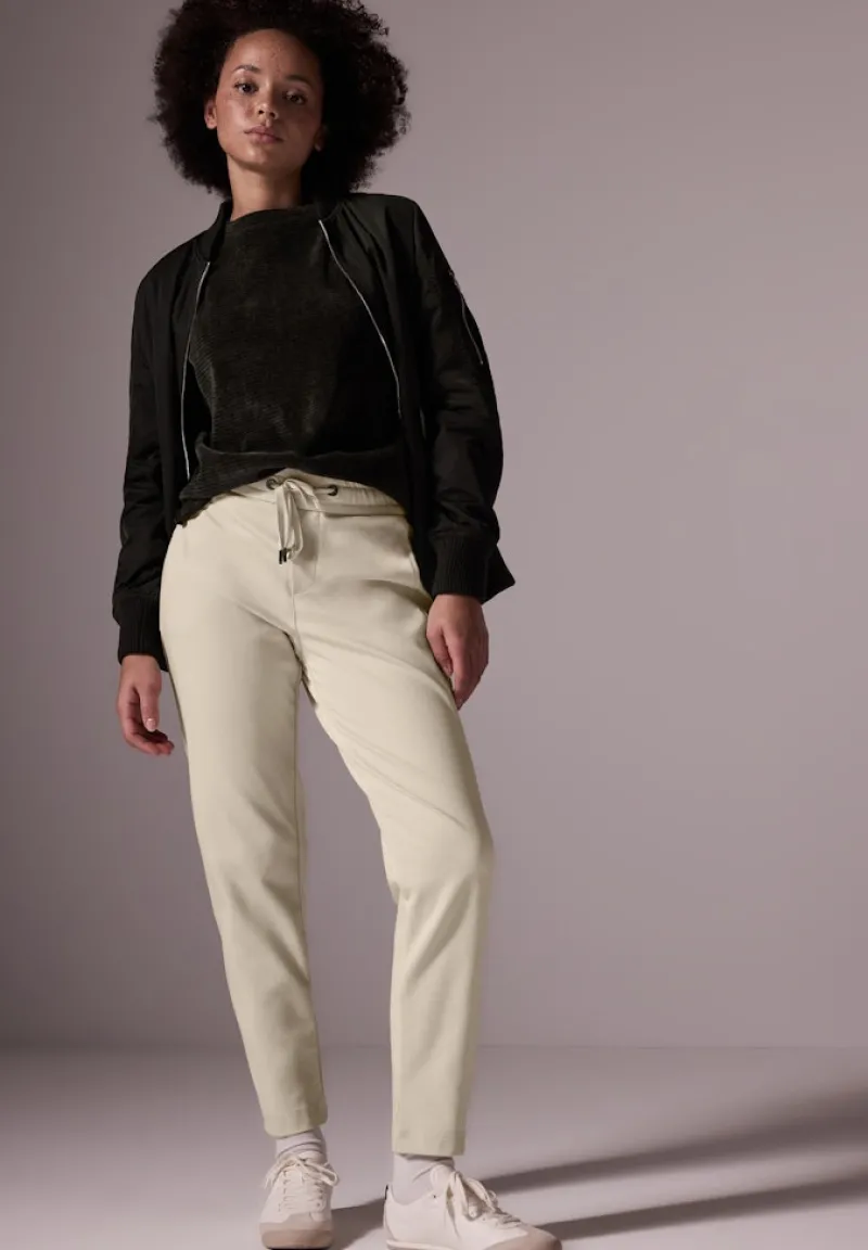 STREET ONE STUDIO Hosen*Twill Jogger vanilla sky