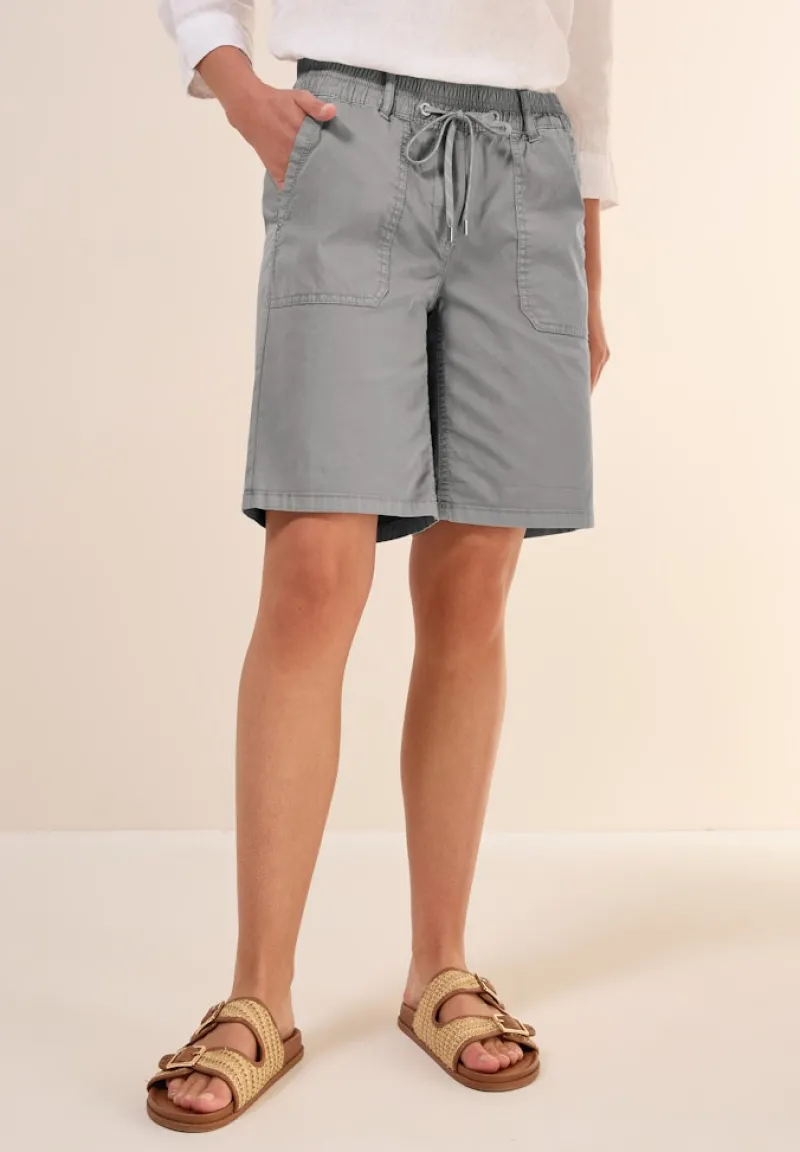 Cecil Shorts*Twill Shorts im Washed-Look obelisk grey