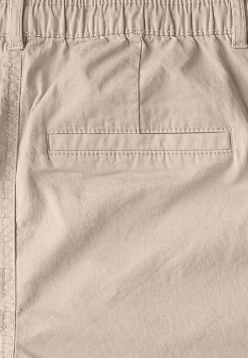 Cecil Shorts*Twill Shorts im Washed-Look boulder beige