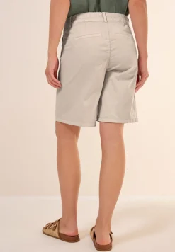 Cecil Shorts*Twill Shorts im Washed-Look boulder beige