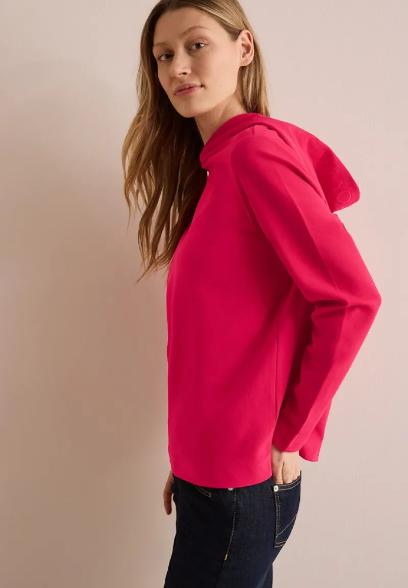 Cecil Pullover & Sweatshirts*Twill Sweat Hoodie granita red