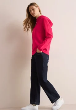 Cecil Pullover & Sweatshirts*Twill Sweat Hoodie granita red