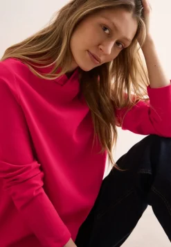 Cecil Pullover & Sweatshirts*Twill Sweat Hoodie granita red