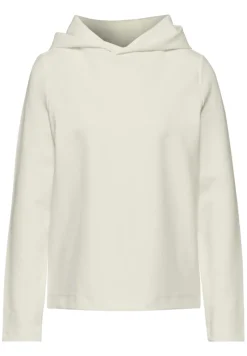 Cecil Pullover & Sweatshirts*Twill Sweat Hoodie vanilla white