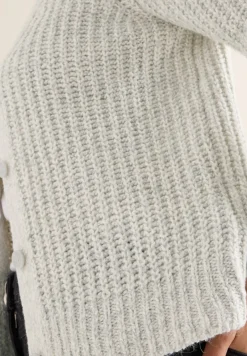 Cecil Pullover & Sweatshirts*Two Tone Cardigan metal grey melange