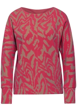 Street One Pullover & Sweatshirts*Two-Tone Jaquard Shirt sugar coral