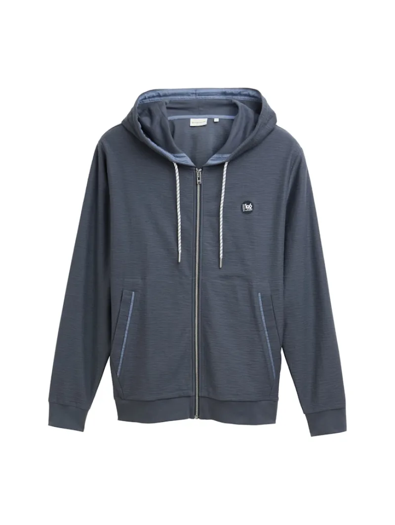 Tom Tailor Pullover & Sweatshirts|Big Boys*Ultralight Sweatjacke mit Kapuze blueish grey
