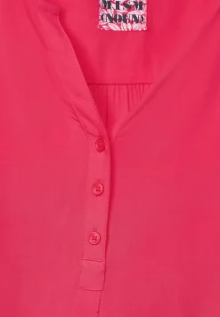 Cecil Blusen*Unifarbene Basic Bluse strawberry red