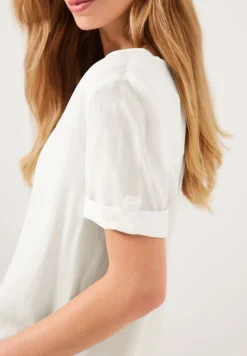 Cecil Blusen*Unifarbene Basic Bluse vanilla white