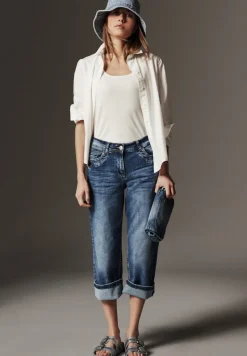 Cecil Blusen*Unifarbene Baumwollbluse vanilla white