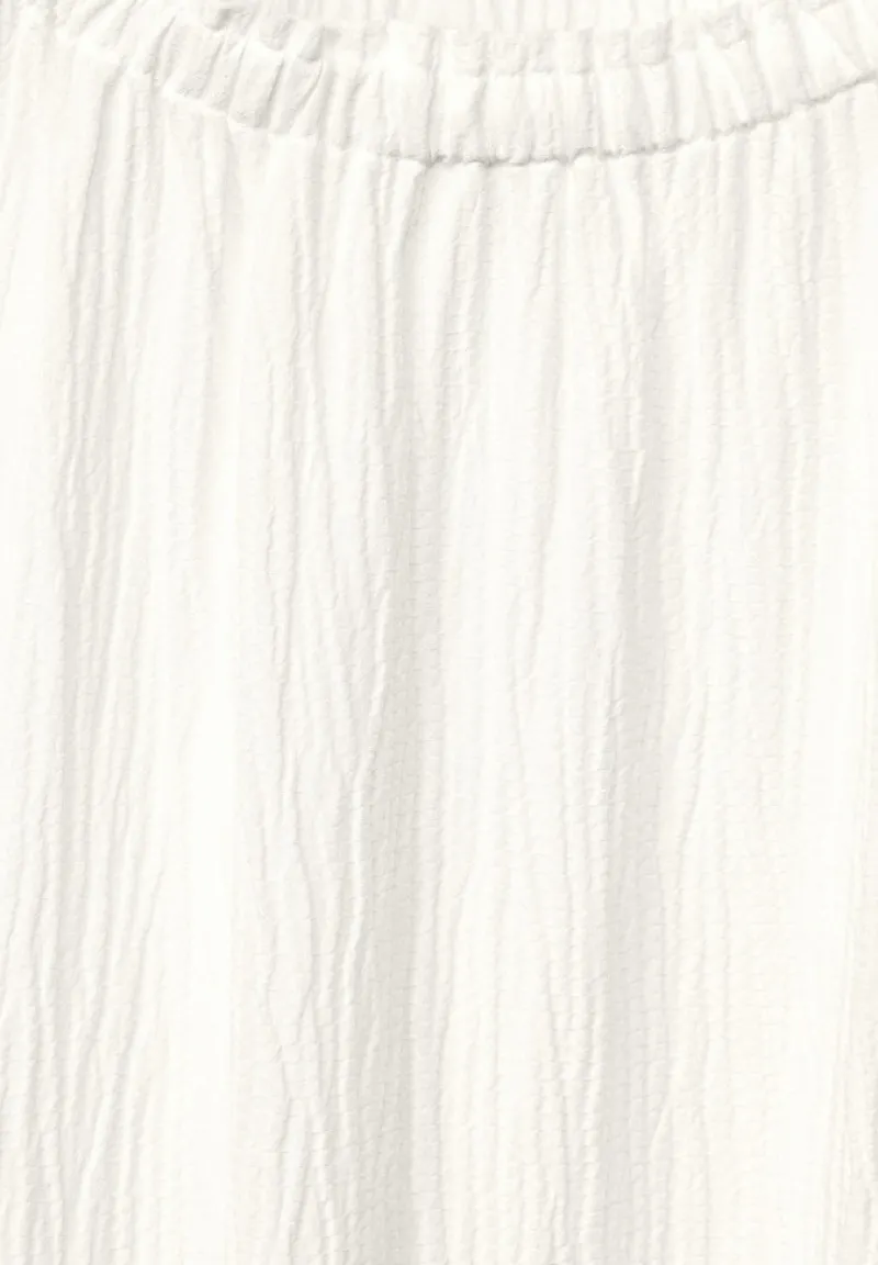 Cecil Blusen*Unifarbene Struktur Bluse vanilla white