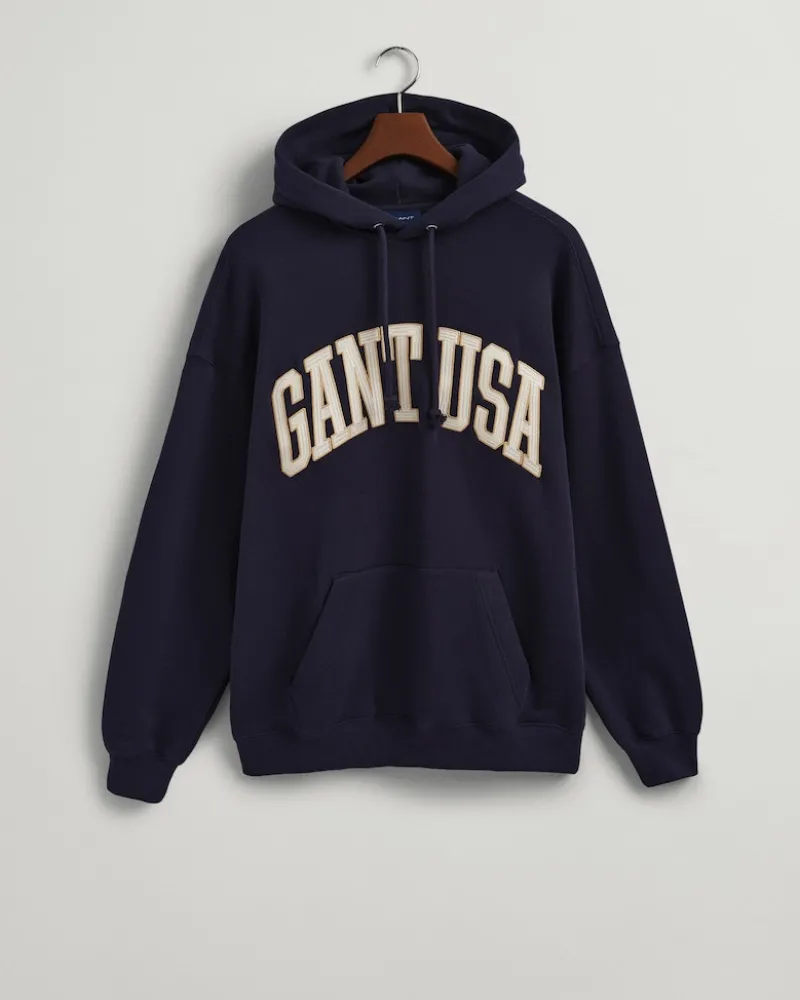 Gant Pullover & Sweatshirts|Big Boys*USA Graphic Sweat Hoodie evening blue