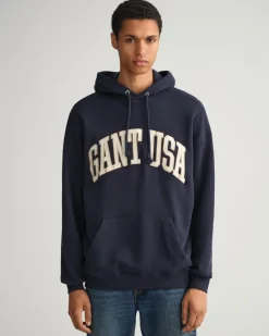 Gant Pullover & Sweatshirts|Big Boys*USA Graphic Sweat Hoodie evening blue