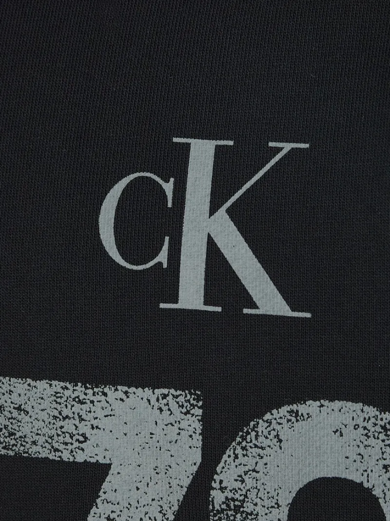 Calvin Klein Jeans Pullover & Sweatshirts*VARSITY 1978 HOODY ck black