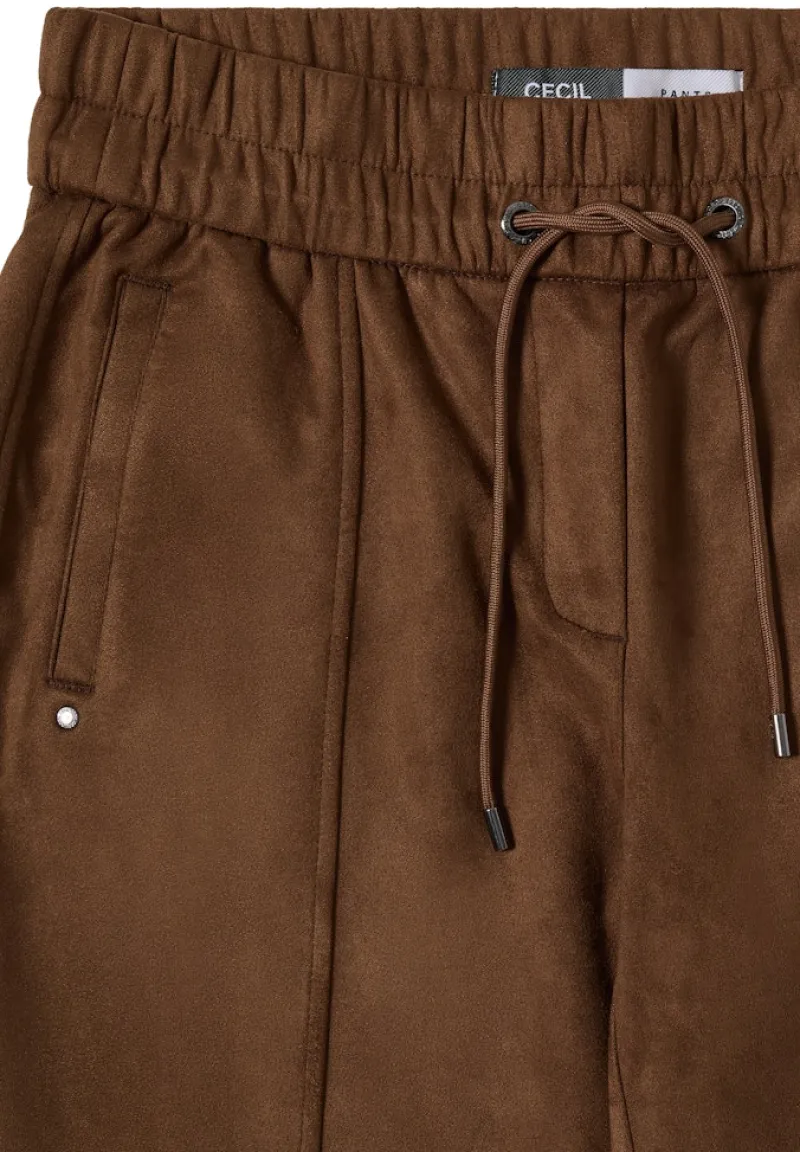 Cecil Hosen*Velourshose mocha caramel