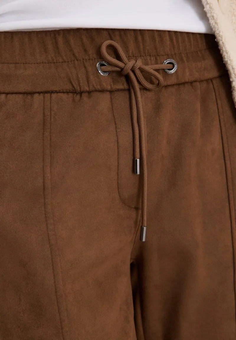 Cecil Hosen*Velourshose mocha caramel