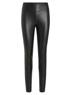 Vila Hosen*VIBARB COATED HW LEGGING - NOOS Black