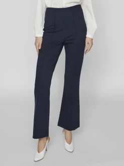 Vila Hosen*VIBILLIE HW PANTS - NOOS Navy Blazer