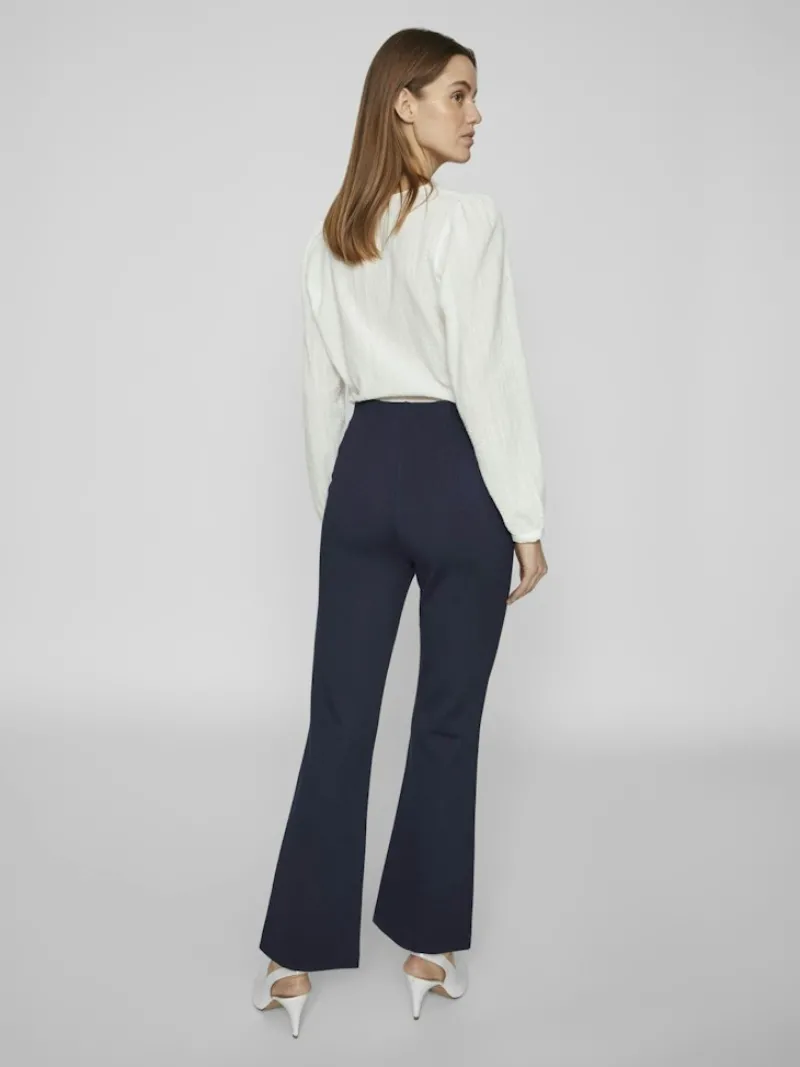 Vila Hosen*VIBILLIE HW PANTS - NOOS Navy Blazer