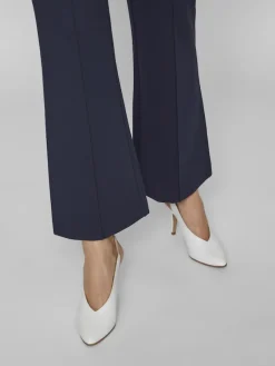 Vila Hosen*VIBILLIE HW PANTS - NOOS Navy Blazer