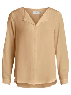 Vila Blusen*VIBIYA L/S SHIRT - EX Nomad