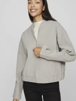 Vila Pullover & Sweatshirts*VIBOMBY JACKET gray violet