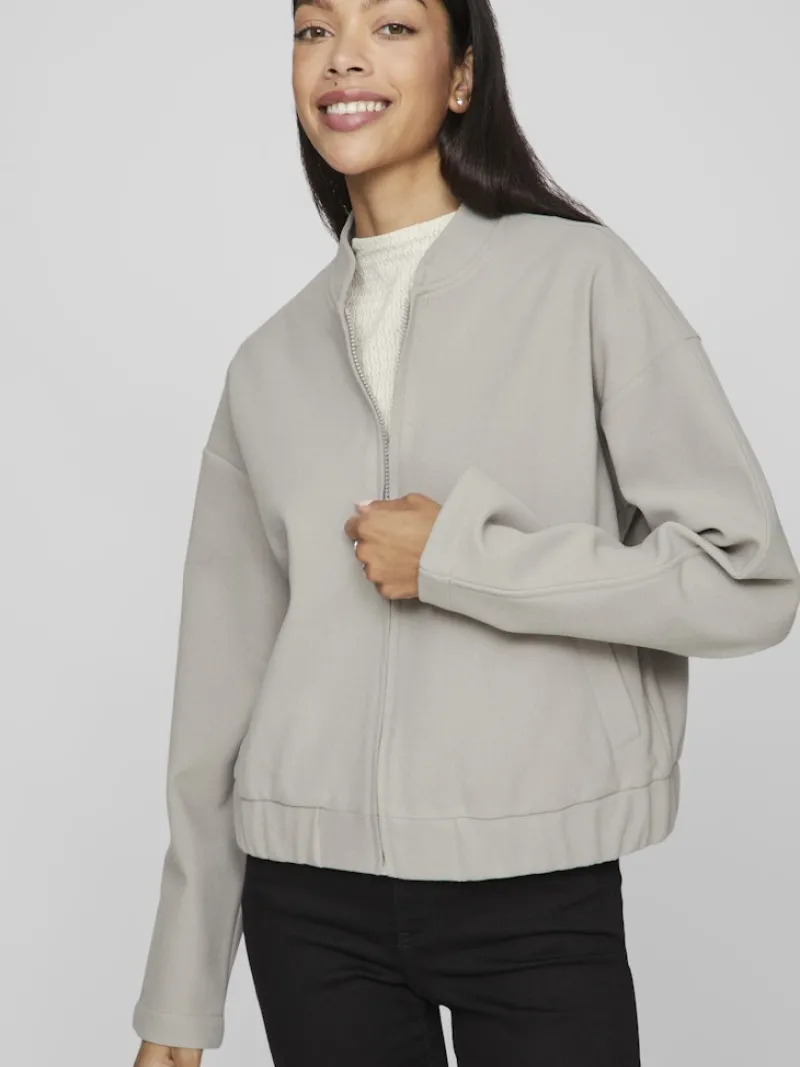 Vila Pullover & Sweatshirts*VIBOMBY JACKET gray violet