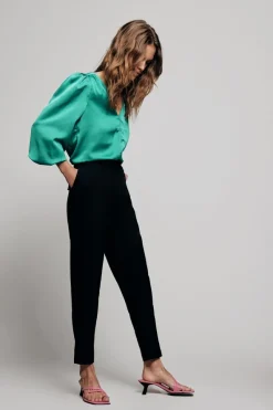 Vila Hosen*VICARRIE LOWNY RW SLIM 7/8 PANT - NOOS Black