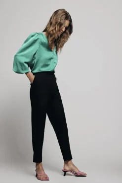 Vila Hosen*VICARRIE LOWNY RW SLIM 7/8 PANT - NOOS Black