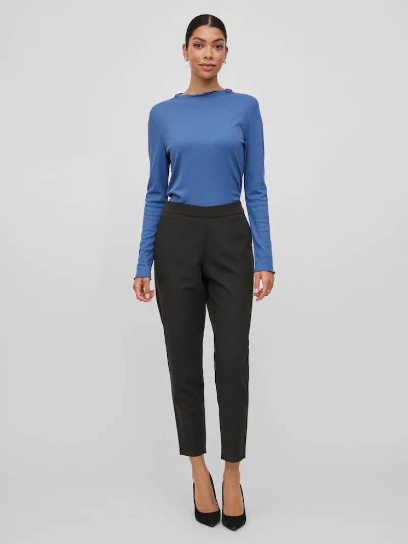 Vila Hosen*VICARRIE LOWNY RW SLIM 7/8 PANT - NOOS Black