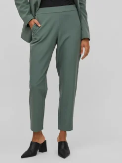 Vila Hosen*VICARRIE LOWNY RW SLIM 7/8 PANT - NOOS duck green
