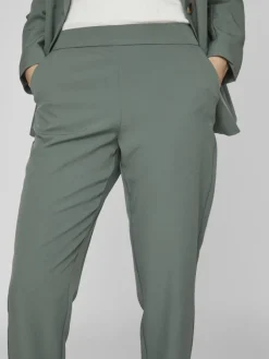 Vila Hosen*VICARRIE LOWNY RW SLIM 7/8 PANT - NOOS duck green