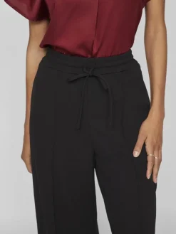 Vila Hosen*VICLUA HW WIDE PANTS-NOOS black beauty