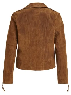 Vila Jacken*VICRIS SUEDE JACKET/SU - NOOS oak brown1