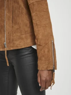 Vila Jacken*VICRIS SUEDE JACKET/SU - NOOS oak brown1