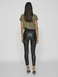 Vila Hosen*VIDAGMAR NEW RWRE COATED LEGGING Black