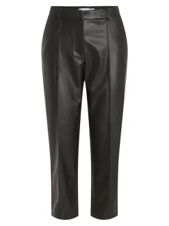 Vila Hosen*VIDAGMAR RW 7/8 COATED PANTS - NOOS Black