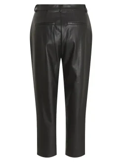 Vila Hosen*VIDAGMAR RW 7/8 COATED PANTS - NOOS Black