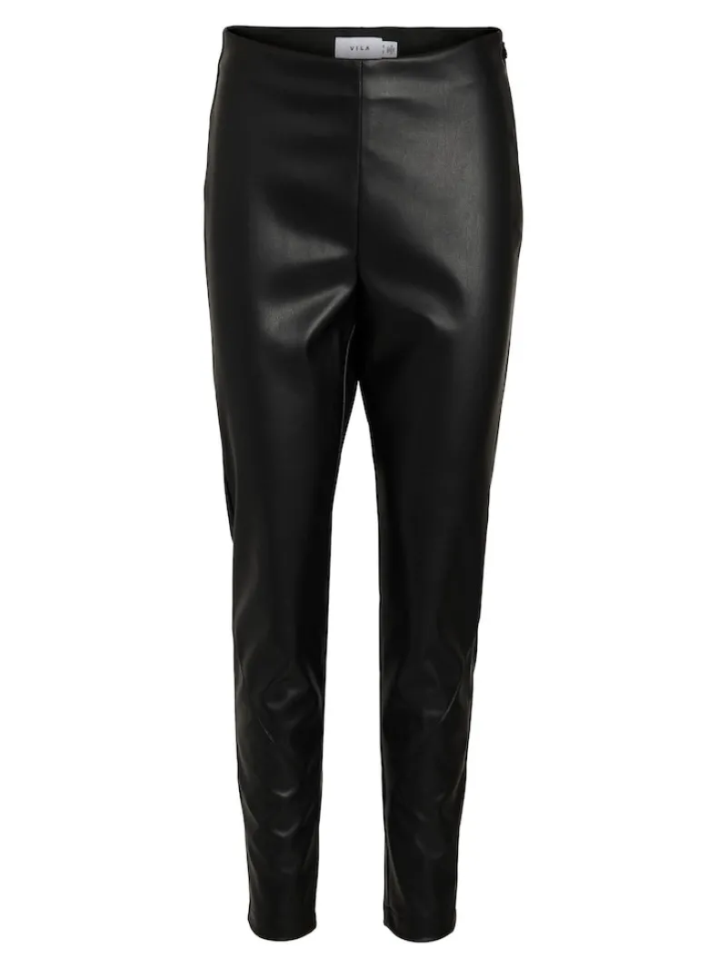 Vila Hosen*VIDAGMAR RWRE NEW COATED LEGGING/PB Black