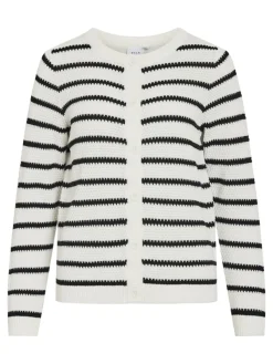 Vila Pullover & Sweatshirts*VIDALO O-NECK L/S KNIT CARDIGAN - NOOS white alyssum