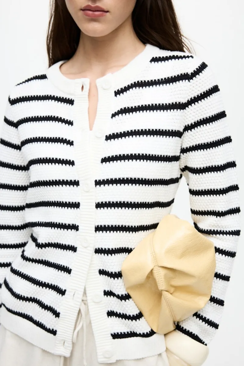 Vila Pullover & Sweatshirts*VIDALO O-NECK L/S KNIT CARDIGAN - NOOS white alyssum