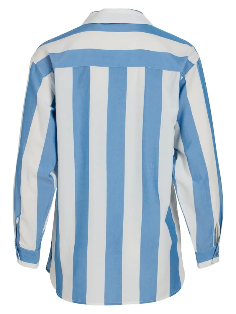 Vila Blusen*VIDANCY L/S LONG SHIRT/PB dunkelblau1