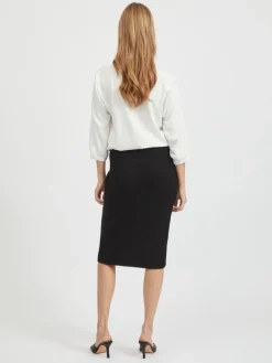 Vila Blusen*VIDANIA 3/4 SHIRT/SU - NOOS Snow White