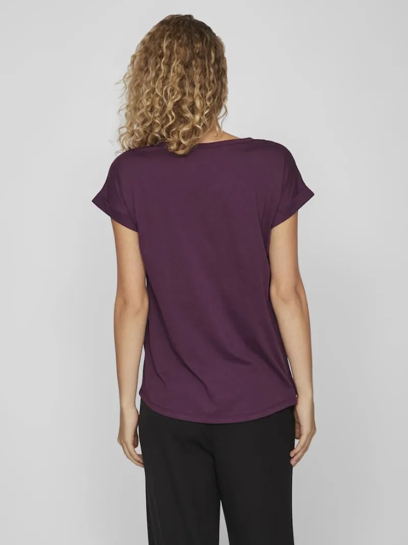 Vila Shirts*VIDREAMERS NEW PURE T-SHIRT-NOOS winter bloom