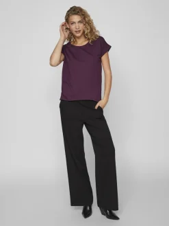 Vila Shirts*VIDREAMERS NEW PURE T-SHIRT-NOOS winter bloom