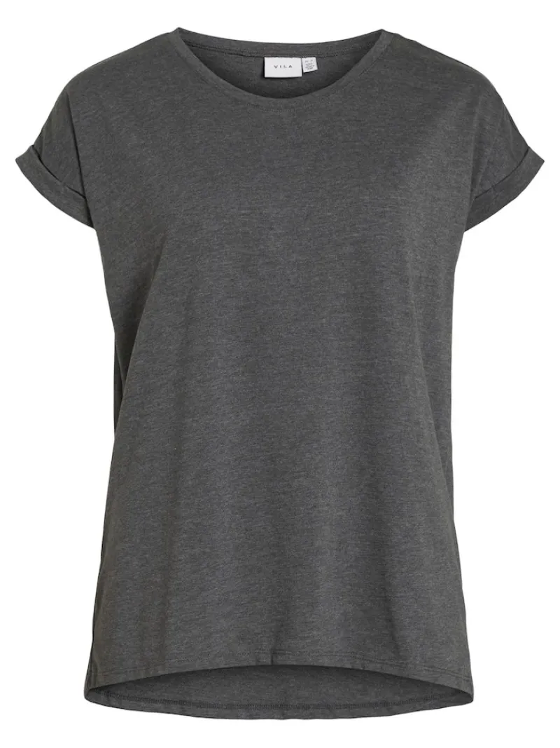 Vila Shirts*VIDREAMERS NEW PURE T-SHIRT-NOOS Dark Grey Melange