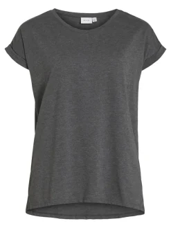 Vila Shirts*VIDREAMERS NEW PURE T-SHIRT-NOOS Dark Grey Melange