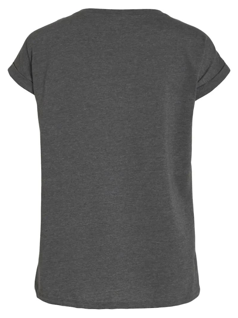 Vila Shirts*VIDREAMERS NEW PURE T-SHIRT-NOOS Dark Grey Melange
