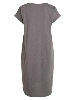 Vila Kleider*VIDREAMERS S/S KNEE DRESS Medium Grey Melange