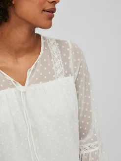 Vila Blusen*VIEDEE L/S TOP - NOOS Snow White